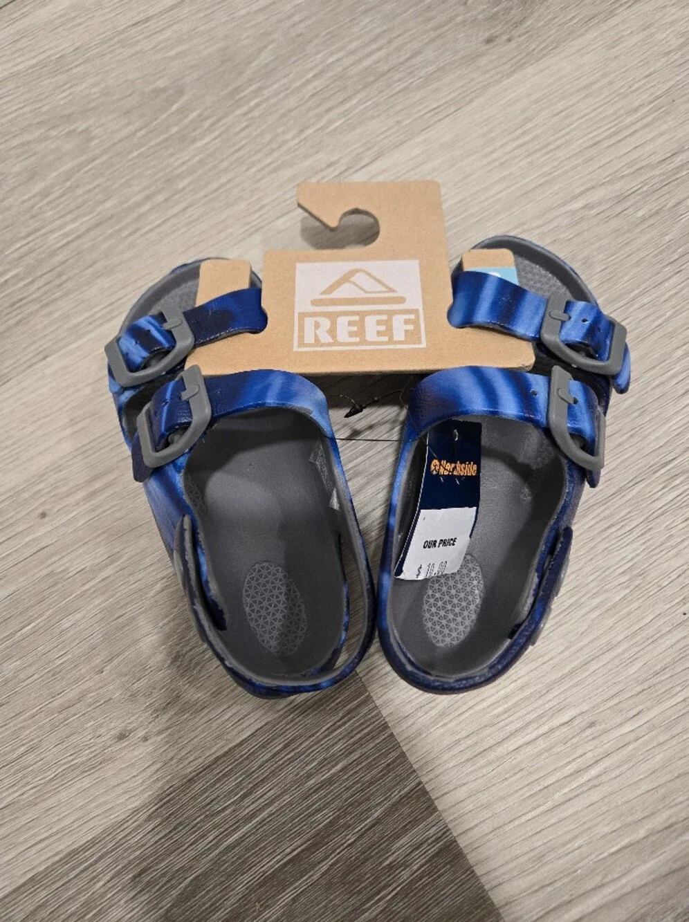 Reef Toddler Sandals in Navy Blue